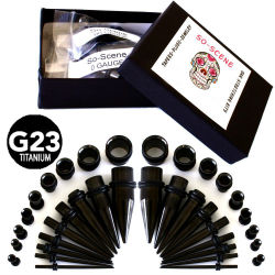 ear stretching guide ear gauging chart actual size